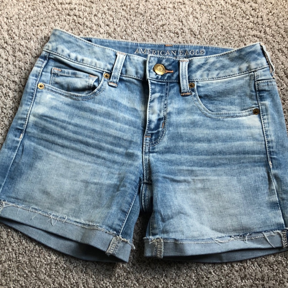 American Eagle Jean Midi Shorts